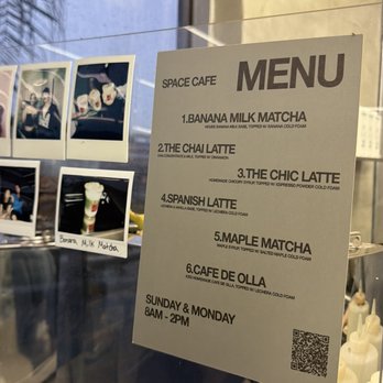 Space Cafe - menu! - Coffee & Tea Near Me - Riverside, California
