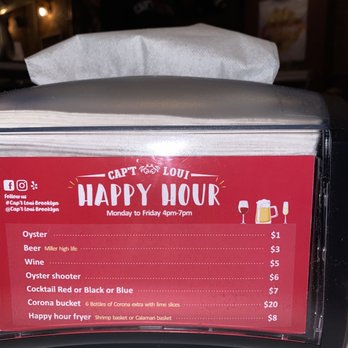 Cap't Loui - Happy Hour - Cajun/Creole Near Me - Brooklyn, New York Cap't Loui - Happy Hour - Cajun/Creole Near Me - Brooklyn, New York