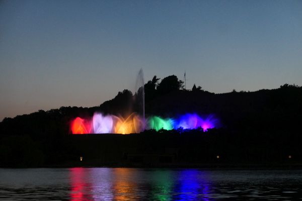 Grand Haven Musical Fountain by null