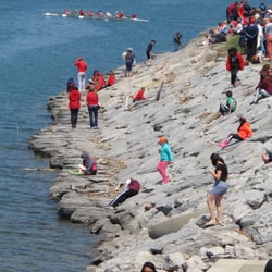 West Side Rowing Club - John Bennett Regatta in front of the West Side Rowing Club.