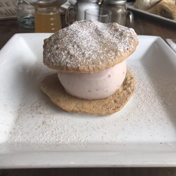 Devil's Acre Tavern - Linzer Cookies w raspberry ice cream (oh wow cow) - German Near Me - Plumsteadville, Pennsylvania Devil's Acre Tavern - Linzer Cookies w raspberry ice cream (oh wow cow) - German Near Me - Plumsteadville, Pennsylvania