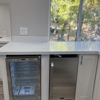 Bellissimo Home Restorations - New state of the art ice maker & wine chiller added to this now gourmet kitchen! - General Contractors Near Me - Anthem , Arizona