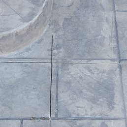 Joint cuts not in grooves. Joint cuts not in grooves.