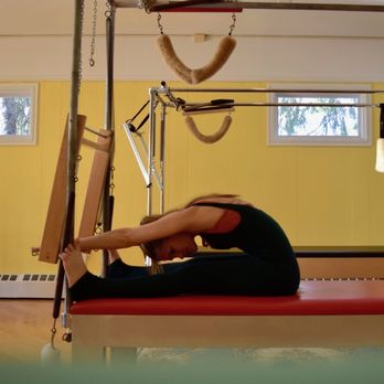 Rightway Pilates - Push Through on the Cadillac - Pilates Near Me - Chester, New Jersey Rightway Pilates - Push Through on the Cadillac - Pilates Near Me - Chester, New Jersey