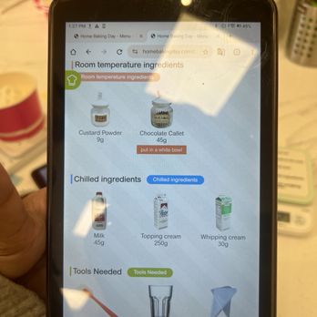 Home Baking Day - iPad Instructions - Cooking Classes Near Me - Irvine, California Home Baking Day - iPad Instructions - Cooking Classes Near Me - Irvine, California