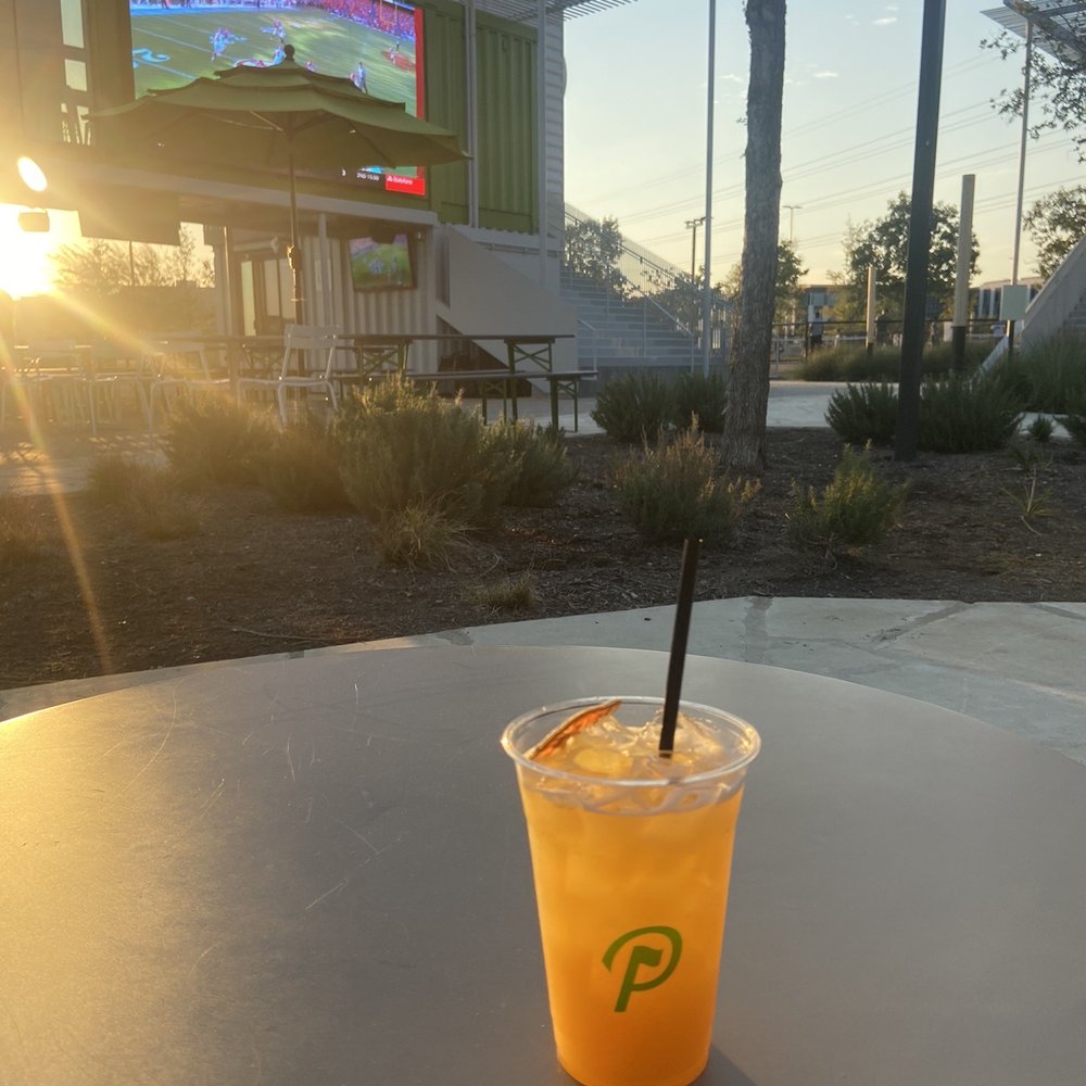 The Pitch - Drinks at sunset near the big screen - Coffee & Tea Near Me - Austin, Texas The Pitch - Drinks at sunset near the big screen - Coffee & Tea Near Me - Austin, Texas