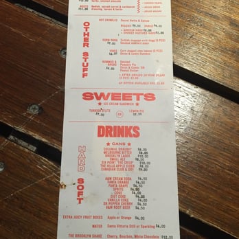 Biggie Smalls - Desserts and drinks menu - 31/03/16 - Kebab Near Me - Collingwood, VIC Biggie Smalls - Desserts and drinks menu - 31/03/16 - Kebab Near Me - Collingwood, VIC