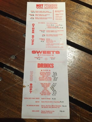 Menu photo 3 Biggie Smalls Collingwood, VIC