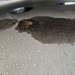 Wallace Service Center - Oil leaked out.