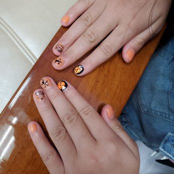 T-K Nails & Spa - Halloween theme for my daughter - Nail Salons Near Me - Lowell, Massachusetts