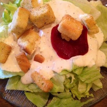 Casa Azteca - Salad with house dressing (mmmm beets ) - Mexican Near Me - Milpitas, California