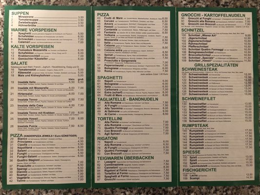 Menu photo 2 Pizzeria Roma Bickenbach, RP