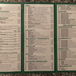 Pizzeria Roma - Speisenkarte Seite 2