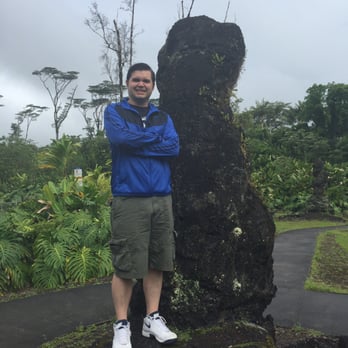 Lava Tree State Park - Standing by a lava tree - Parks Near Me Lava Tree State Park - Standing by a lava tree - Parks Near Me