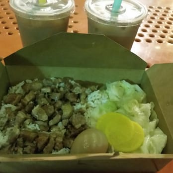 Song La - Braised pork over rice with daikon, egg, and cabbage -- really large portion size!! - Food Trucks Near Me - Austin, Texas Song La - Braised pork over rice with daikon, egg, and cabbage -- really large portion size!! - Food Trucks Near Me - Austin, Texas