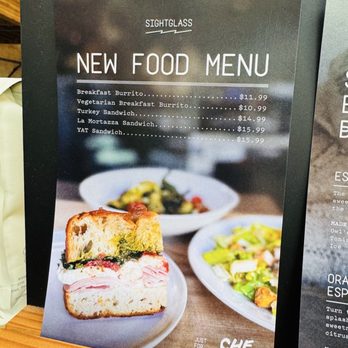 Sightglass Coffee - Food menu 3/2025 - Coffee Roasteries Near Me - San Francisco, California Sightglass Coffee - Food menu 3/2025 - Coffee Roasteries Near Me - San Francisco, California