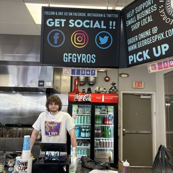 George's Famous Gyros & Pasta - Register area - Greek Near Me - Phoenix, Arizona George's Famous Gyros & Pasta - Register area - Greek Near Me - Phoenix, Arizona