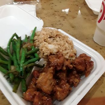 Cajun Grill - Honey Chicken, fried rice and green beans. - Cajun/Creole Near Me - Huntsville, Alabama
