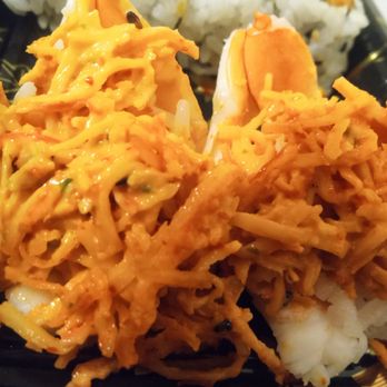 O Ku Sushi & Ramen - Upside down spicy shrimp appetizer (comes with two pieces) - Sushi Bars Near Me - Roy, Utah O Ku Sushi & Ramen - Upside down spicy shrimp appetizer (comes with two pieces) - Sushi Bars Near Me - Roy, Utah