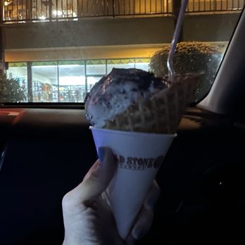 Cold Stone Creamery - Birthday cake remix in a waffle cone - Ice Cream & Frozen Yogurt Near Me - Lincoln City, Oregon Cold Stone Creamery - Birthday cake remix in a waffle cone - Ice Cream & Frozen Yogurt Near Me - Lincoln City, Oregon