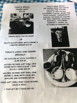 Menu photo 8 Billys By the Bay Greenport, NY