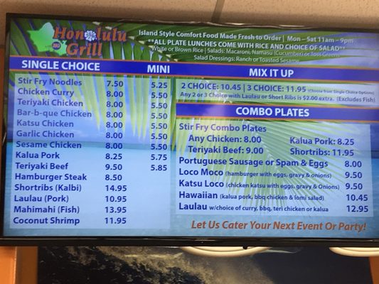 Menu photo 4 Honolulu Grill St. George, UT