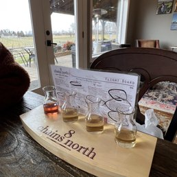 A flight of whites