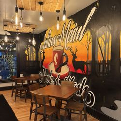M & H Cafe - Inside wall mural