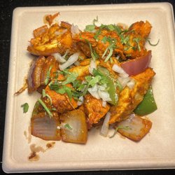 Jucivana Indian Cuisine & Bar - Chilli Chicken
Stir fried marinated Chicken with flavorful masala