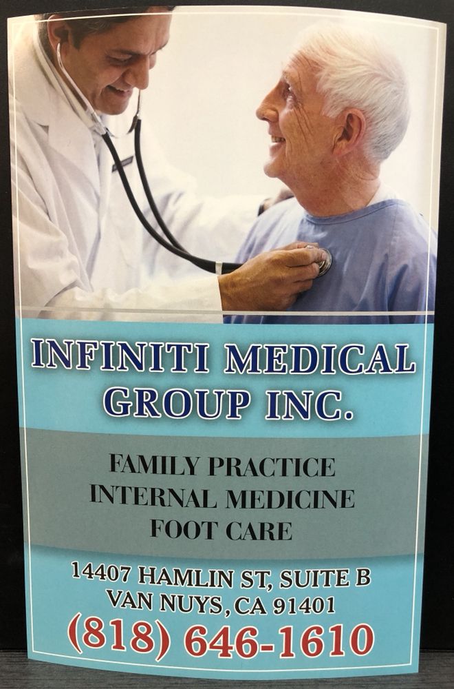 INFINITI MEDICAL GROUP 14407 Hamlin St, Van Nuys, California