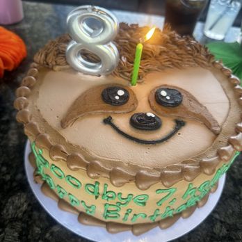 Baskin-Robbins - Mint chocolate chip ice cream cake. Goodbye 7, hello 8! - Ice Cream & Frozen Yogurt Near Me - Roseville, California Baskin-Robbins - Mint chocolate chip ice cream cake. Goodbye 7, hello 8! - Ice Cream & Frozen Yogurt Near Me - Roseville, California
