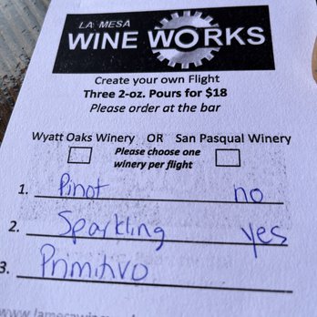 La Mesa Wine Works - Wine Tasting Room Near Me - La Mesa, California