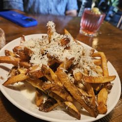Curiouser Coffee & Elixers - Cacio e pepe fries