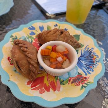 Thai Street Cafe - Curry puffs: filled with vegetables, paired really well with the sweet sauce it came with. - Thai Near Me - Saint Augustine, Florida
