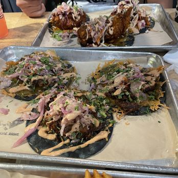 Smoke & Fire Social Eatery - 3 Brisket Tacos 3 Nashville Tacos - Comfort Food Near Me - Paramount, California Smoke & Fire Social Eatery - 3 Brisket Tacos 3 Nashville Tacos - Comfort Food Near Me - Paramount, California