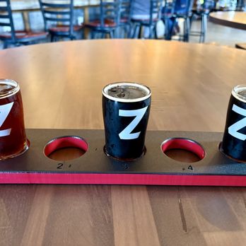 Zaftig Brewing Co & Taproom - Heavy Hearted Amber (left), Emotional Knapsack, Nuts for You (right) - Breweries Near Me - Worthington, Ohio Zaftig Brewing Co & Taproom - Heavy Hearted Amber (left), Emotional Knapsack, Nuts for You (right) - Breweries Near Me - Worthington, Ohio