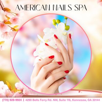 American Nails Spa - "Spring is in full bloom, and so are our nail designs! Embrace the season with fresh and vibrant colors on your fingertips. - Nail Salons Near Me - Kennesaw, Georgia American Nails Spa - "Spring is in full bloom, and so are our nail designs! Embrace the season with fresh and vibrant colors on your fingertips. - Nail Salons Near Me - Kennesaw, Georgia