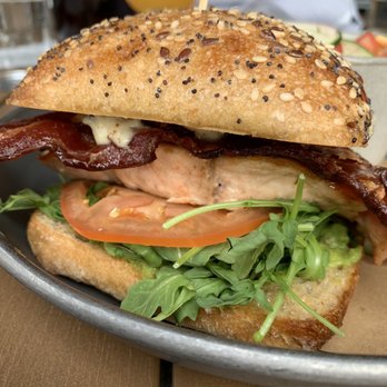 101 Craft Kitchen - Grilled Salmon BLT Sandwich - Gastropubs Near Me - Fishers, Indiana