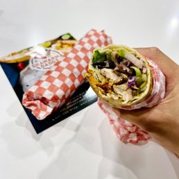 Chicken shawarma wrap Chicken shawarma wrap
