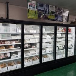 Haring Bros - Large assortment of frozen meats.