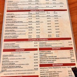 Nonna's Pizza - Menu 2