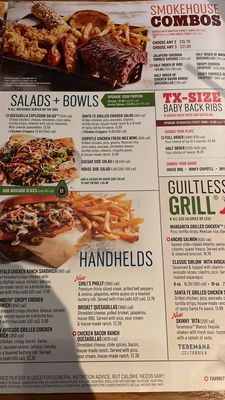 Menu photo 1 Chili's Fontana, CA