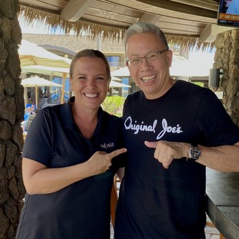 Koa Kea Resort Pool Bar - Me giving approval to the mixologist and she giving her approval to my hang out Original Joe's - Tiki Bars Near Me - Koloa, Hawaii Koa Kea Resort Pool Bar - Me giving approval to the mixologist and she giving her approval to my hang out Original Joe's - Tiki Bars Near Me - Koloa, Hawaii