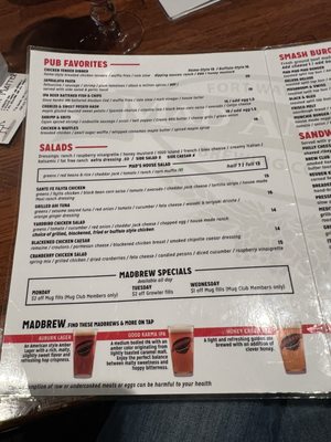 Menu photo 2 Mad Anthony Brewing Company Fort Wayne, IN Menu photo 2 Mad Anthony Brewing Company Fort Wayne, IN