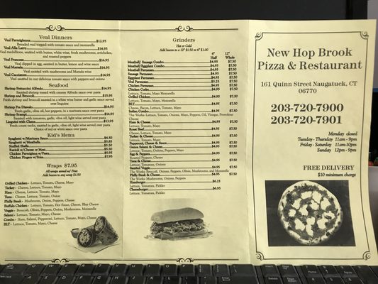 Menu photo 7 New Hop Brook Pizza Naugatuck, CT Menu photo 7 New Hop Brook Pizza Naugatuck, CT