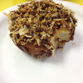 Friendly Donuts - Coconut chocolate carmel! So good!! - Donuts Near Me - Orange, California Friendly Donuts - Coconut chocolate carmel! So good!! - Donuts Near Me - Orange, California