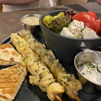 Greek From Greece - Chicken Souvlaki Platter - Greek Near Me - Kennett Square, Pennsylvania Greek From Greece - Chicken Souvlaki Platter - Greek Near Me - Kennett Square, Pennsylvania
