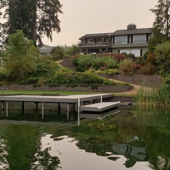 Evans Marine Solutions - Dock resurfacing with composite decking and swim step - General Contractors Near Me