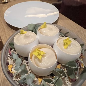 Rainbird - Amuse bouche custards - New American Near Me - Merced, California