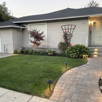 PaverScaping - paver on walkway and porch overlay. - Landscaping Near Me